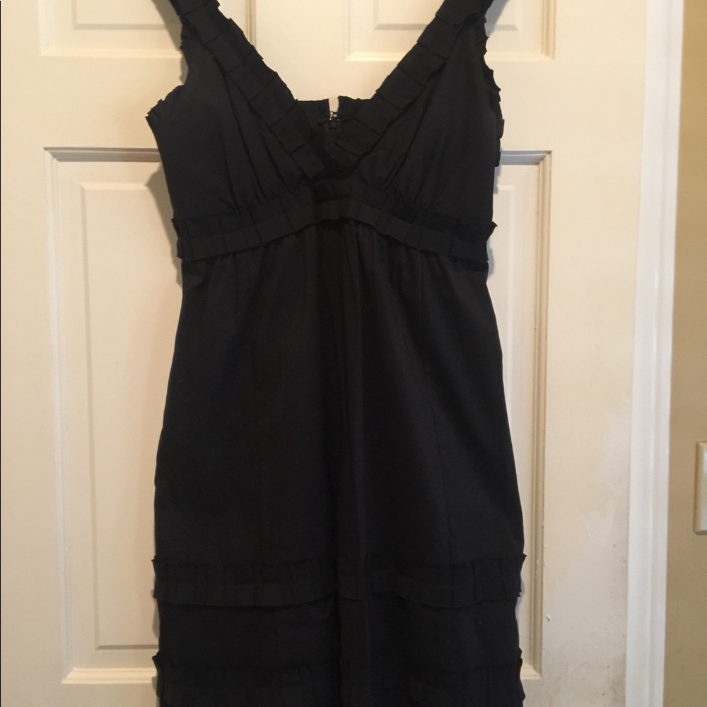 Anthropologie Left of Center black dress